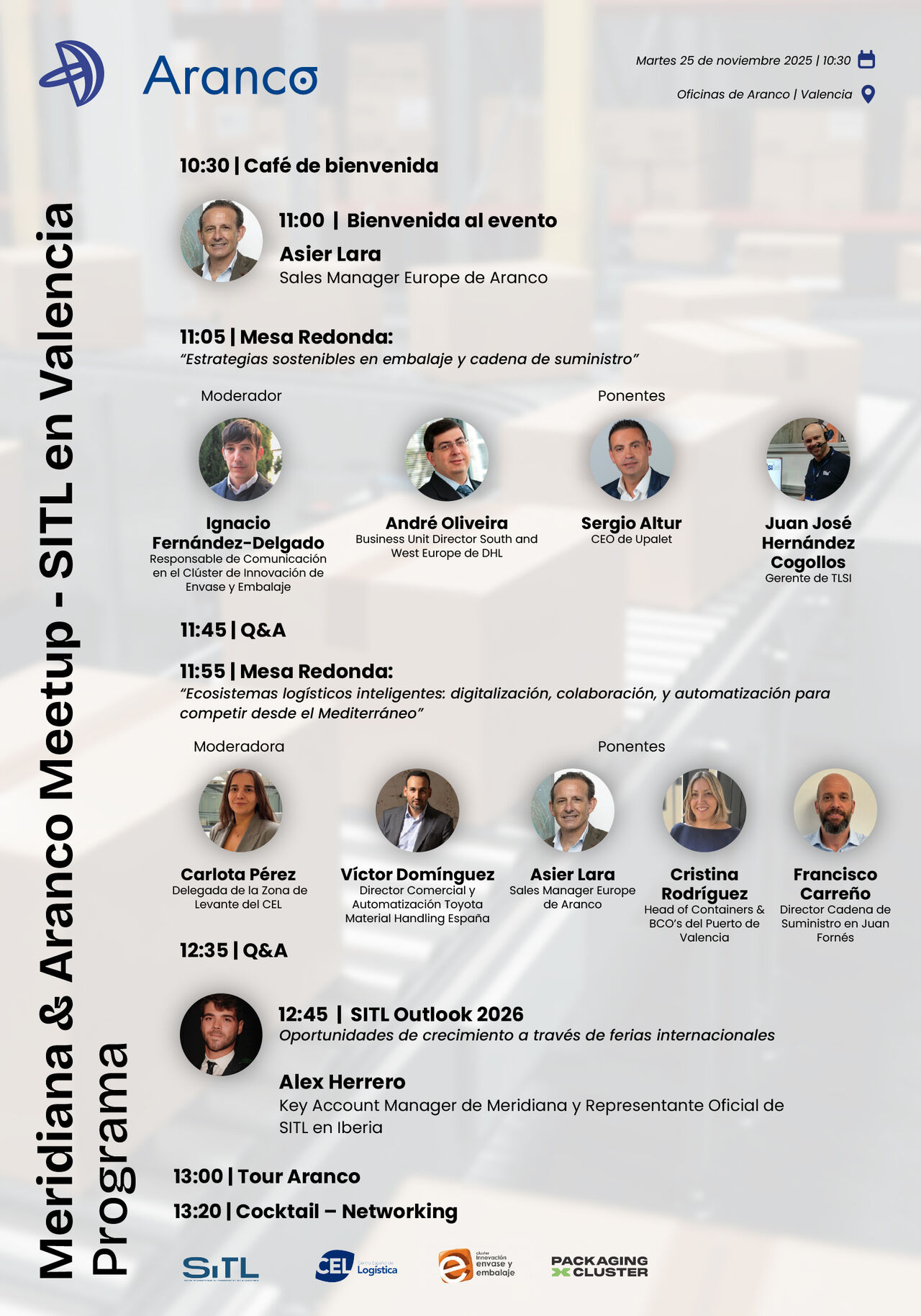 Aranco acoge el próximo Meetup de Meridiana el 25 de noviembre